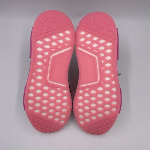 adidas NMD R1 Grey / Pink Womens Shoes - Picture 6 of 8